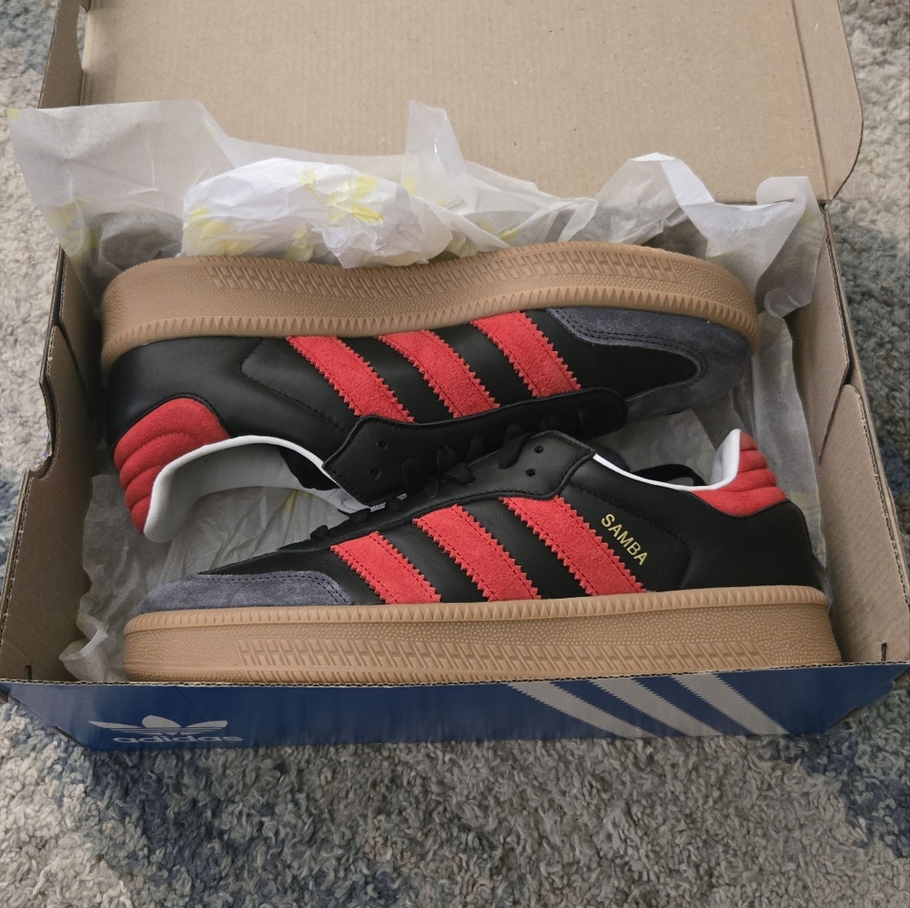 Adidas Samba Black Red Sneakers